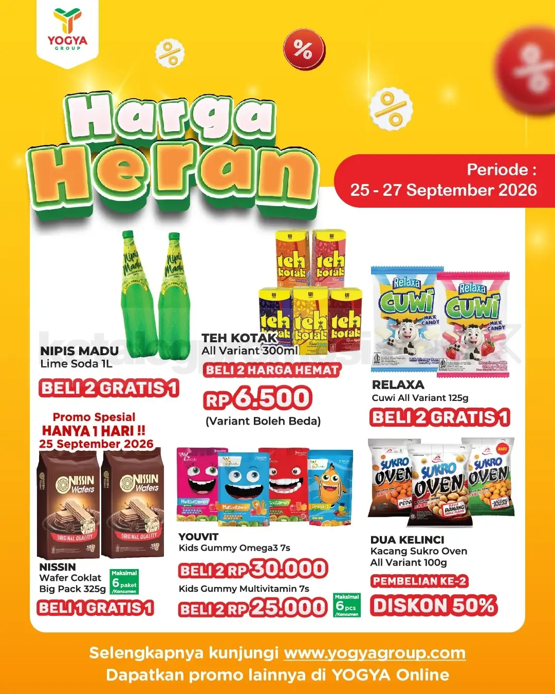 Promo JSM TOSERBA YOGYA HARGA HERAN 25-27 September 2026