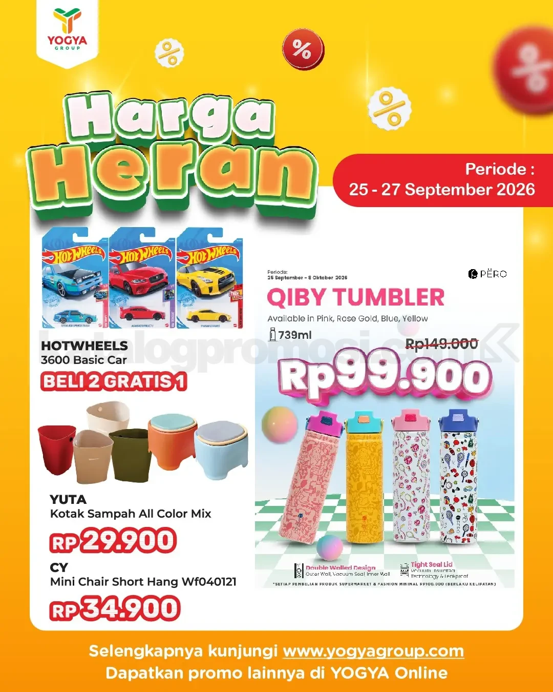 Promo JSM TOSERBA YOGYA HARGA HERAN 25-27 September 2026