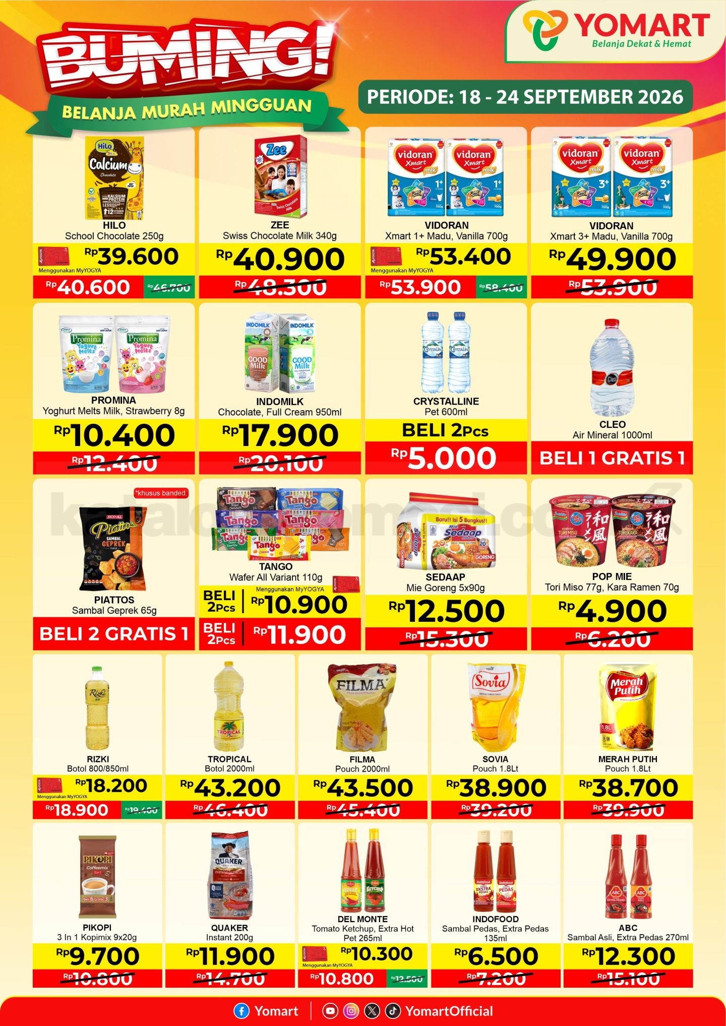 Promo JSM Yomart BUMING 18-24 September 2026