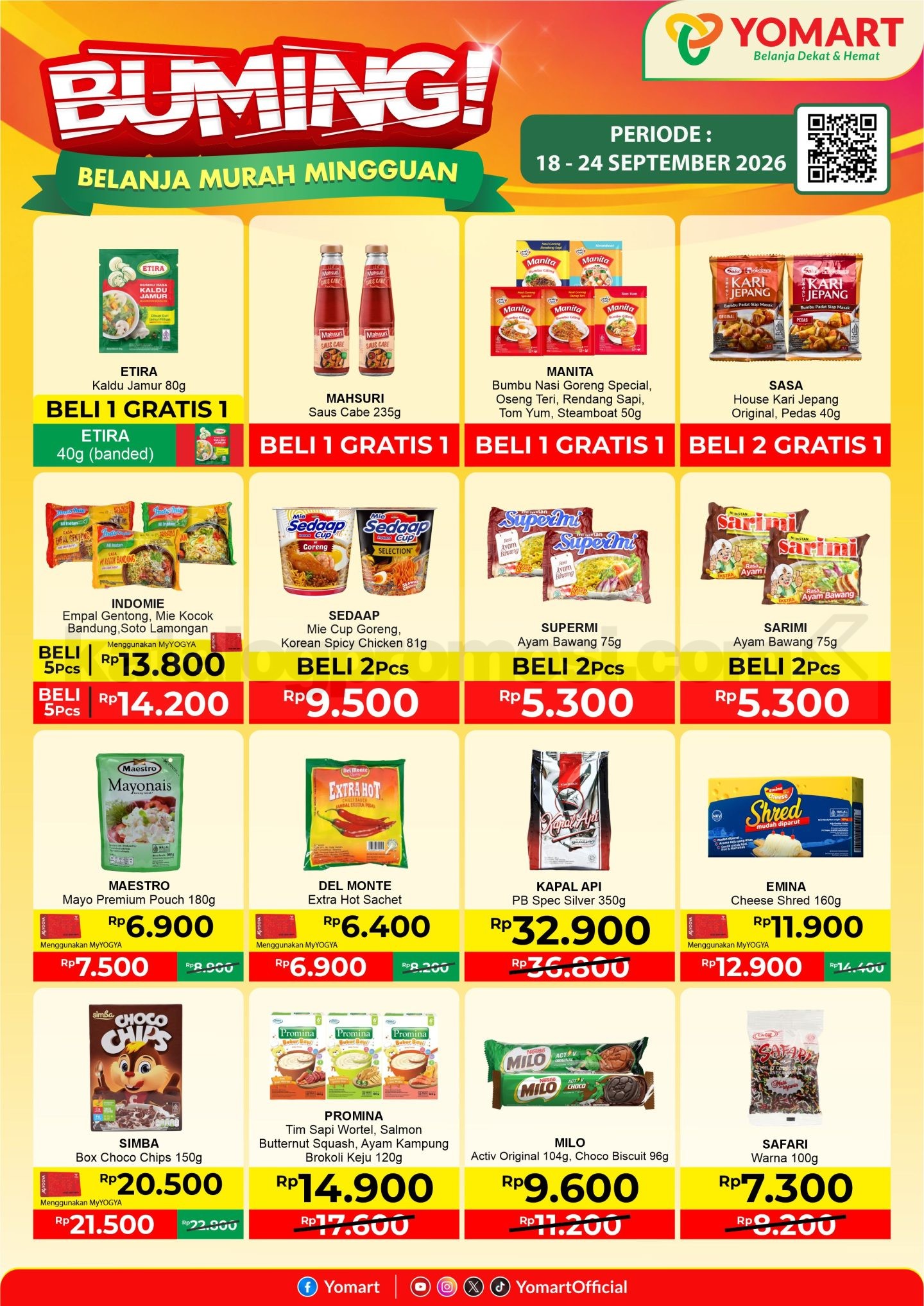 Promo JSM Yomart BUMING 18-24 September 2026