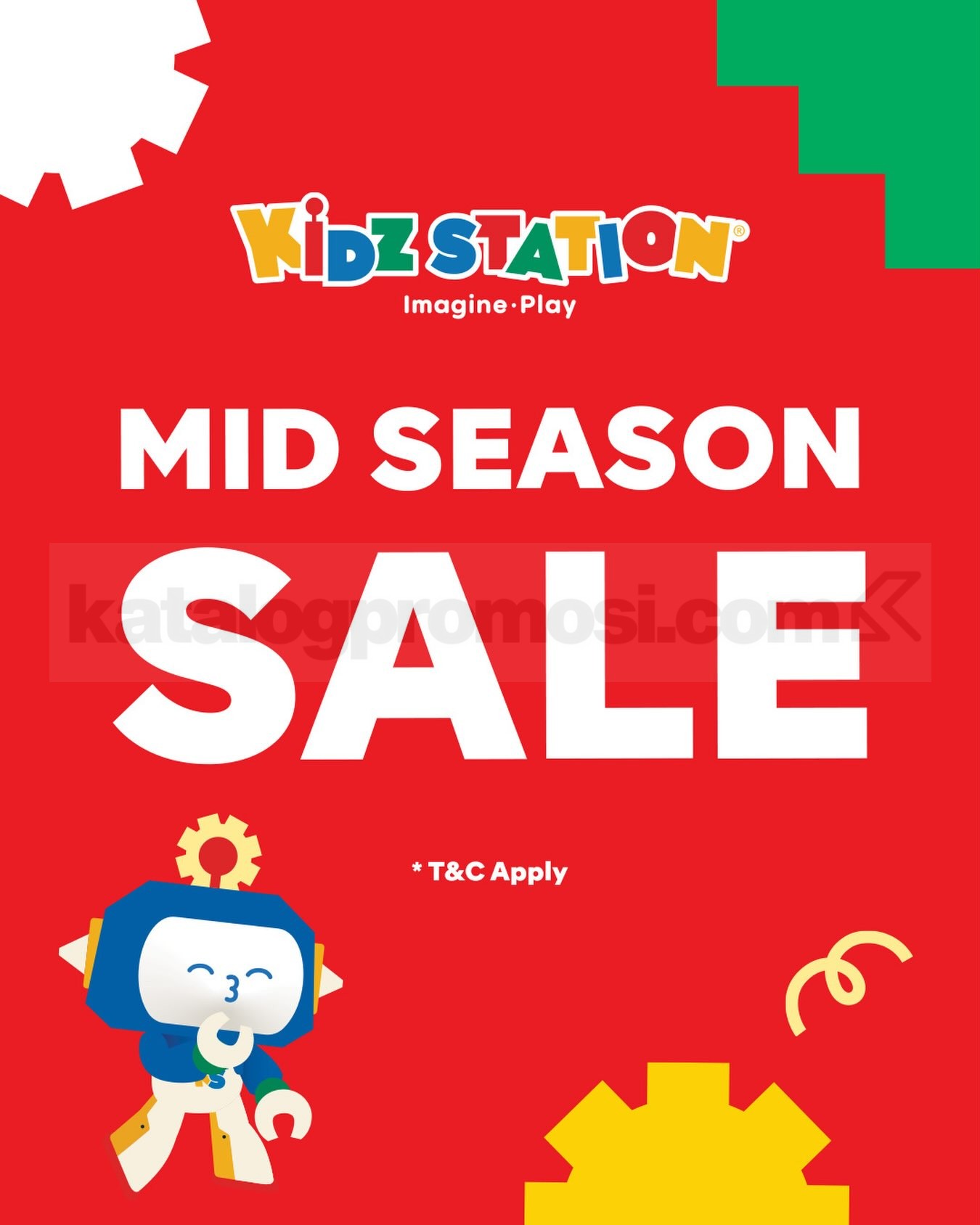 Promo Kidz Station Mid Season Sale Special Price Promo Kidz Station Mid Season Sale special price untuk berbagai pilihan mainan pada 1–13 September 2026.