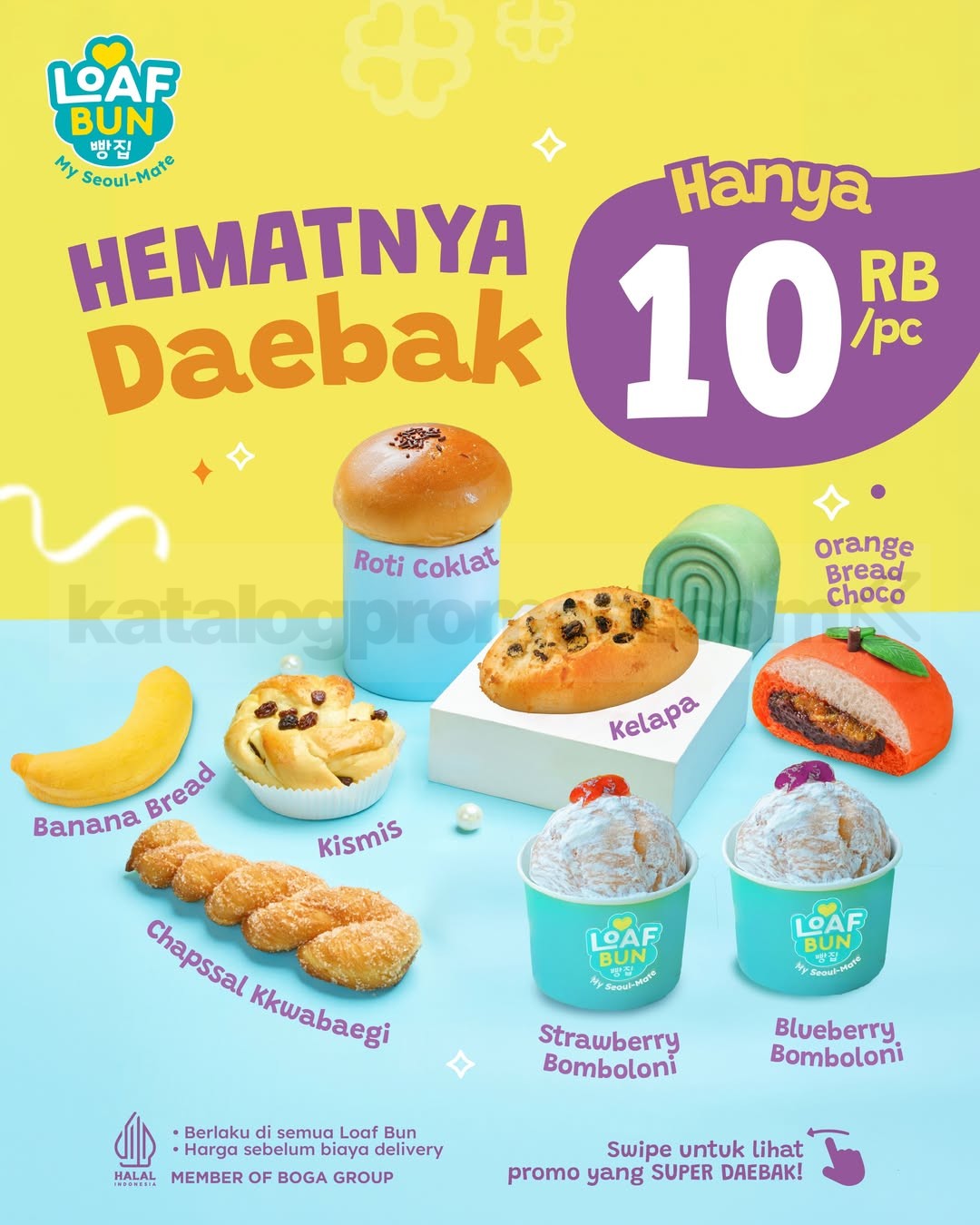 Promo Loaf Bun 10.10 Delivery Diskon Hingga 55% Promo Loaf Bun 10.10 Delivery Diskon Hingga 55% 1