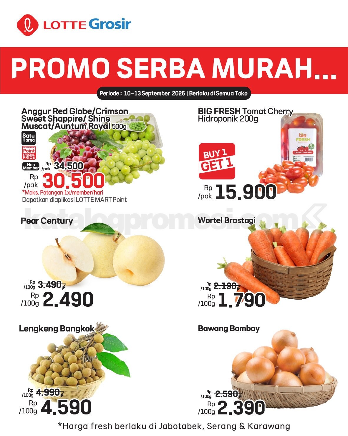 Promo LOTTE GROSIR HITS AKHIR PEKAN 10-13 September 2026
