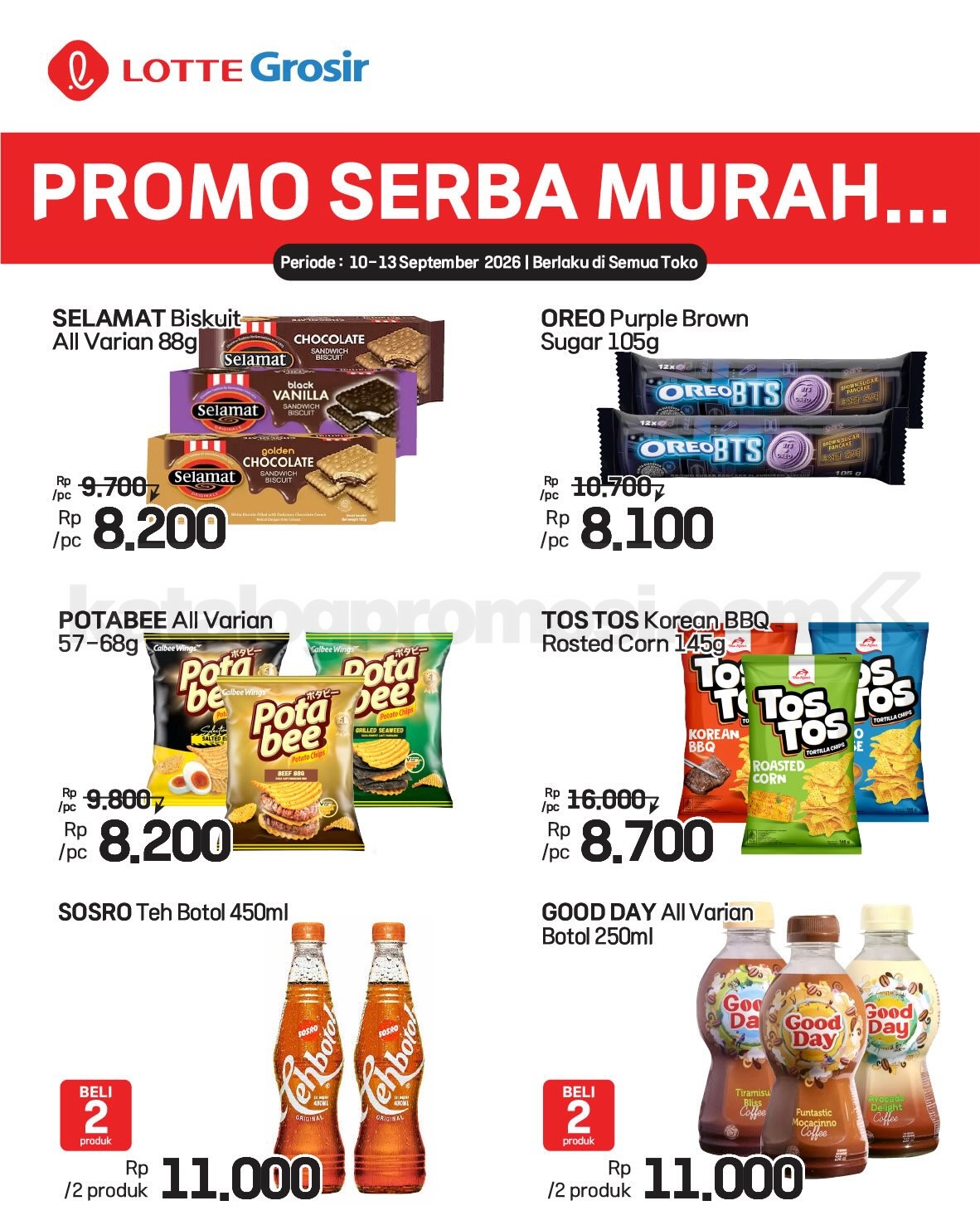 Promo LOTTE GROSIR HITS AKHIR PEKAN 10-13 September 2026