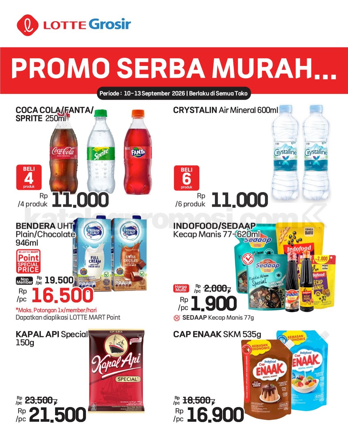 Promo LOTTE GROSIR HITS AKHIR PEKAN 10-13 September 2026
