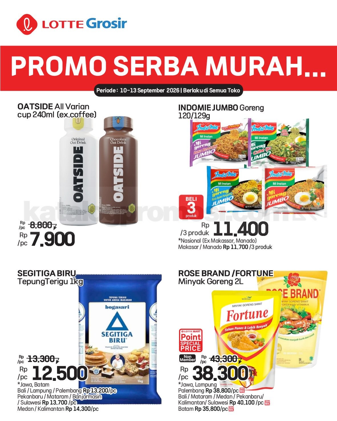 Promo LOTTE GROSIR HITS AKHIR PEKAN 10-13 September 2026