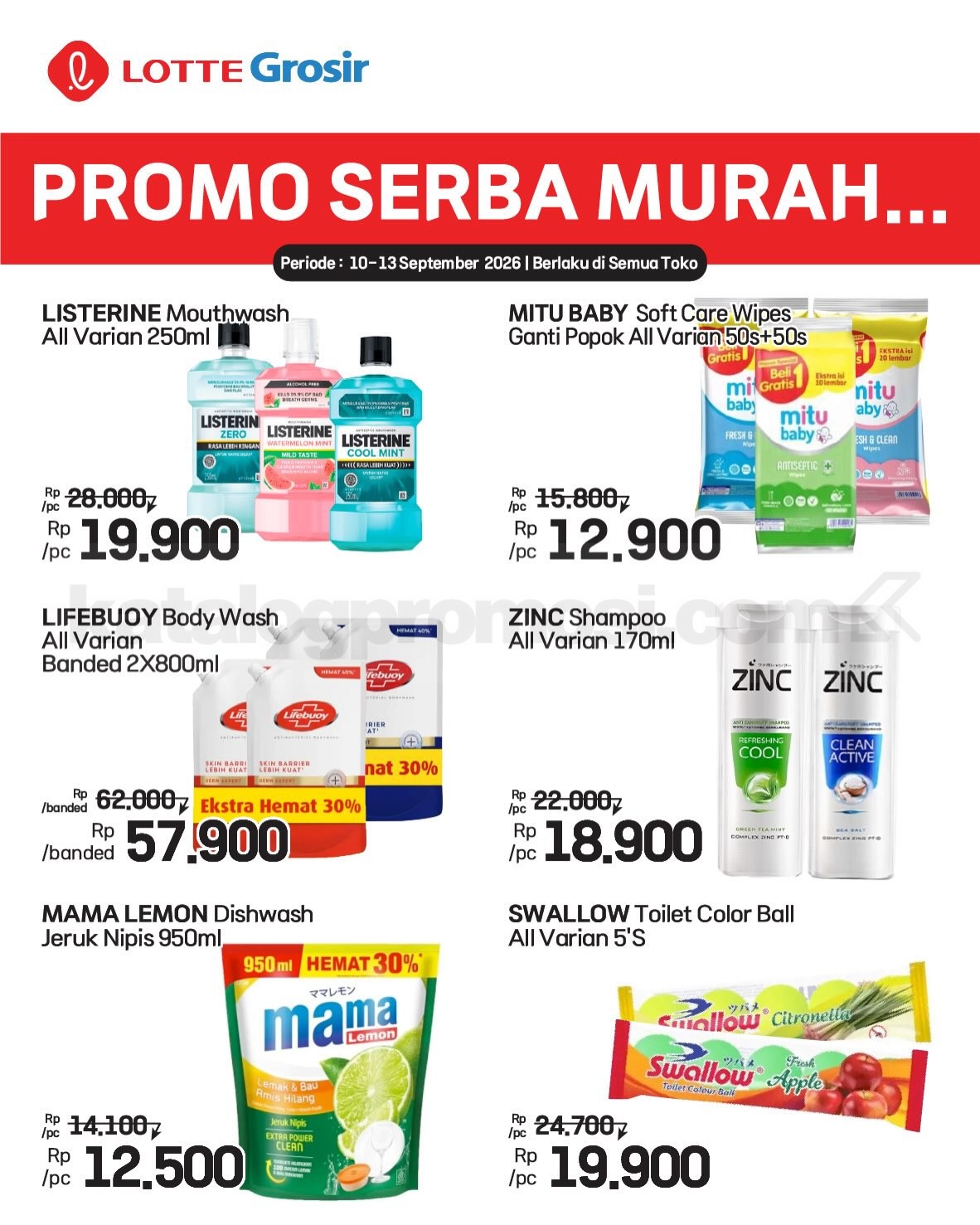 Promo LOTTE GROSIR HITS AKHIR PEKAN 10-13 September 2026
