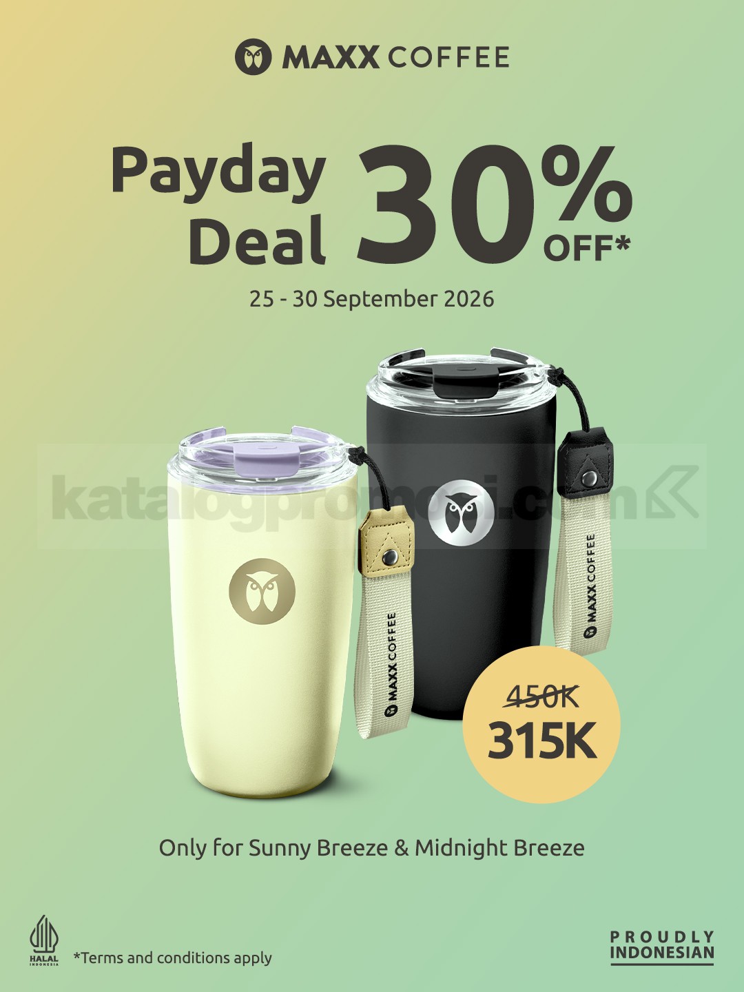 Promo Maxx Coffee Payday Deal Tumbler Diskon 30% Promo Maxx Coffee Payday Deal Tumbler Diskon 30% dengan harga Rp315.000