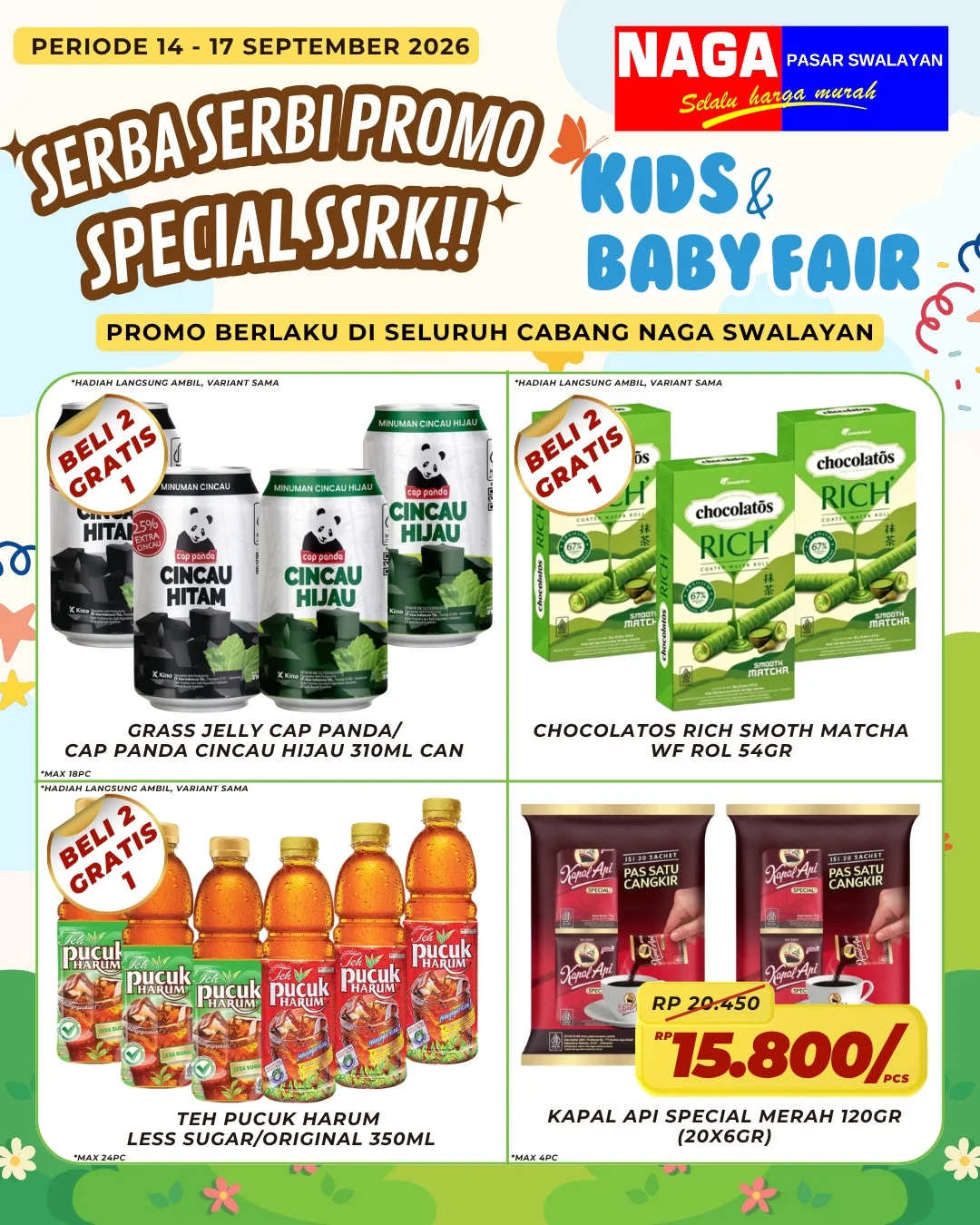 Promo Naga Swalayan WEEKDAY 14-17 September 2026 Promo Naga Swalayan WEEKDAY 14-17 September 2026