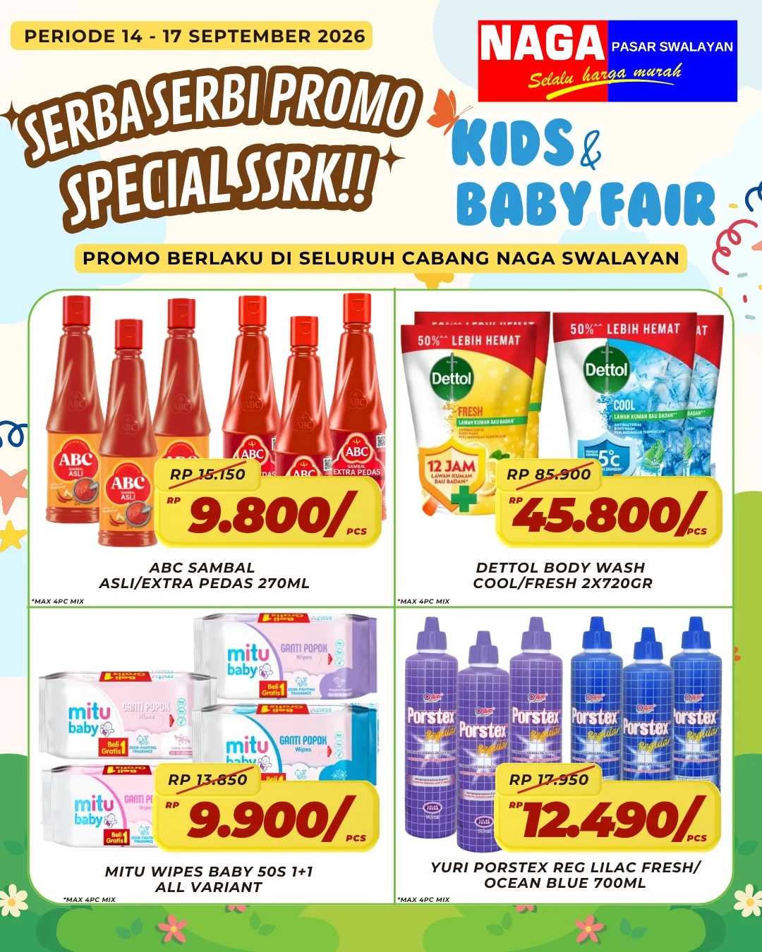 Promo Naga Swalayan WEEKDAY 14-17 September 2026