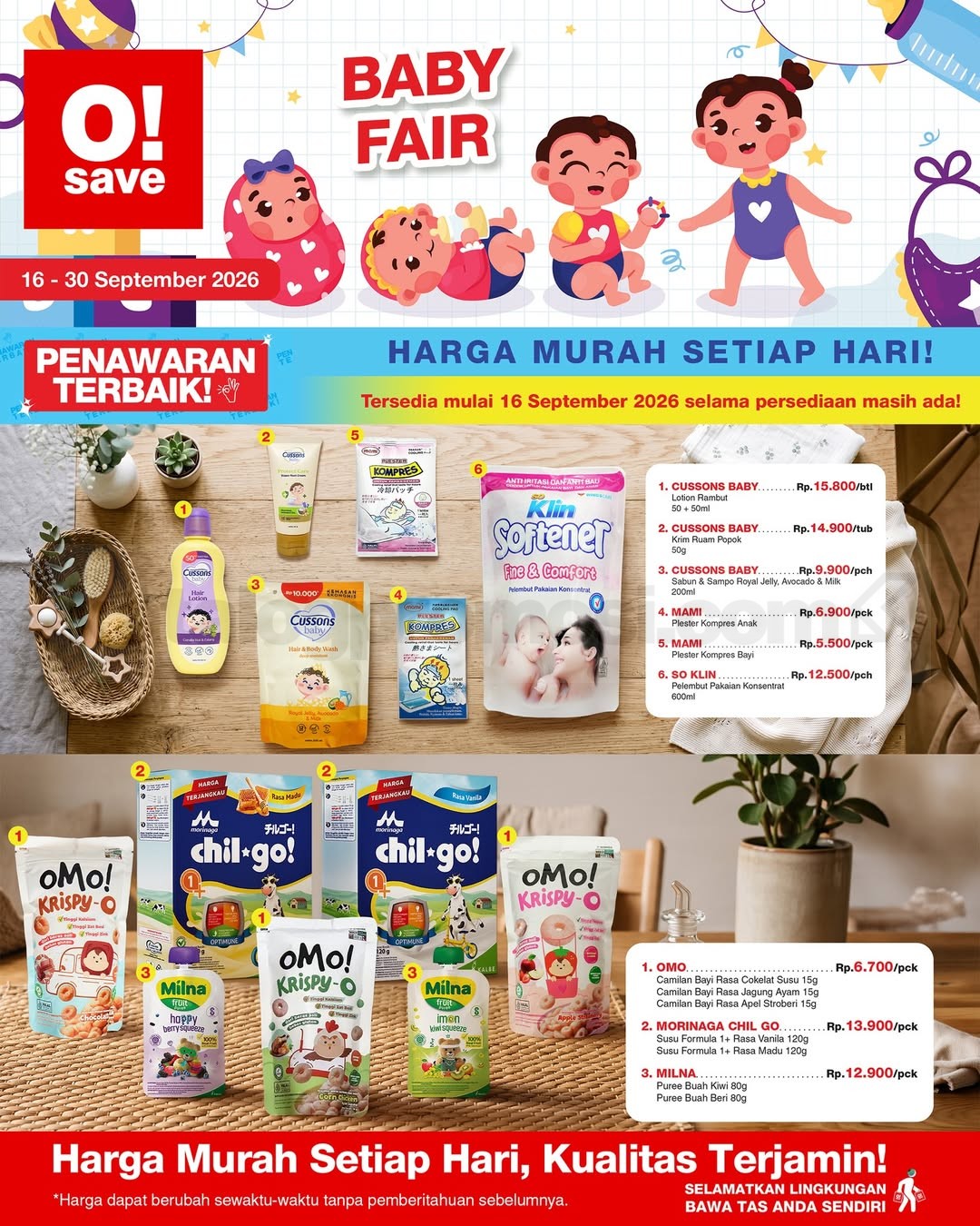 Promo O!Save Katalog Belanja Eksklusif Belanja Hemat 16-30 September 2026 Promo O!Save Katalog Belanja Eksklusif Belanja Hemat 16-30 September 2026
