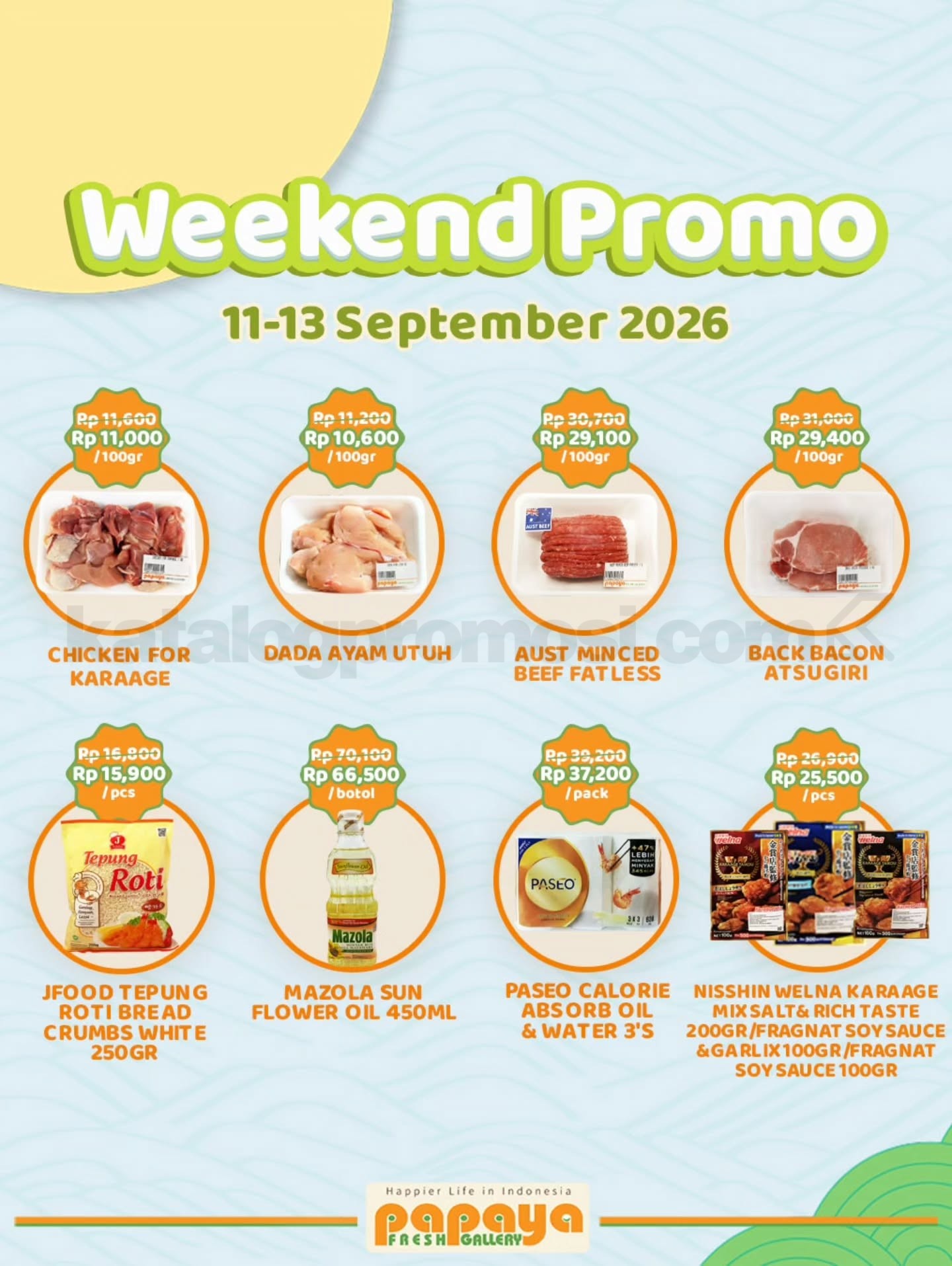 Promo Papaya Fresh Gallery Jakarta Weekend Fiesta 11-13 September 2026 Promo Papaya Fresh Gallery Jakarta Weekend Fiesta 11-13 September 2026 1