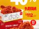 Promo Richeese Factory 9 Ayam Diskon 40% mulai Rp112.727 berlaku 25 September - 1 Oktober 2026