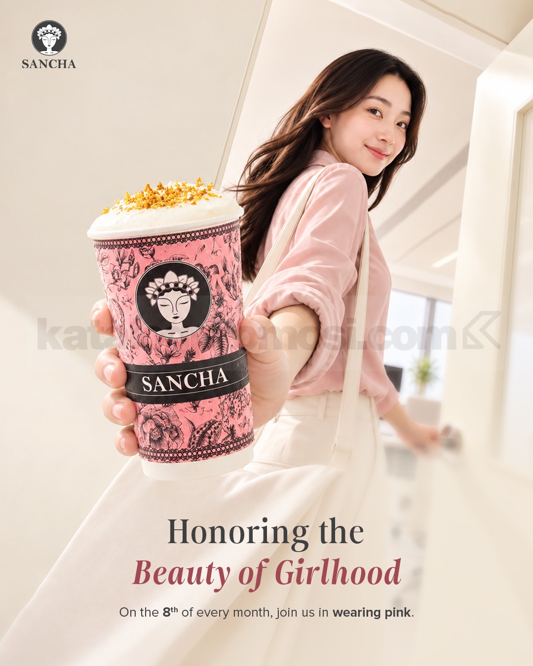 Promo Sancha Diskon 50% dengan Outfit Pink