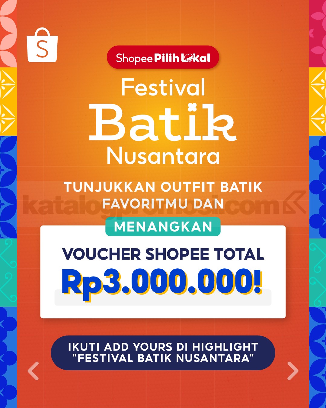 Promo Shopee Festival Batik Nusantara mulai Rp50 ribu Promo Shopee Festival Batik Nusantara mulai Rp50 ribu 3