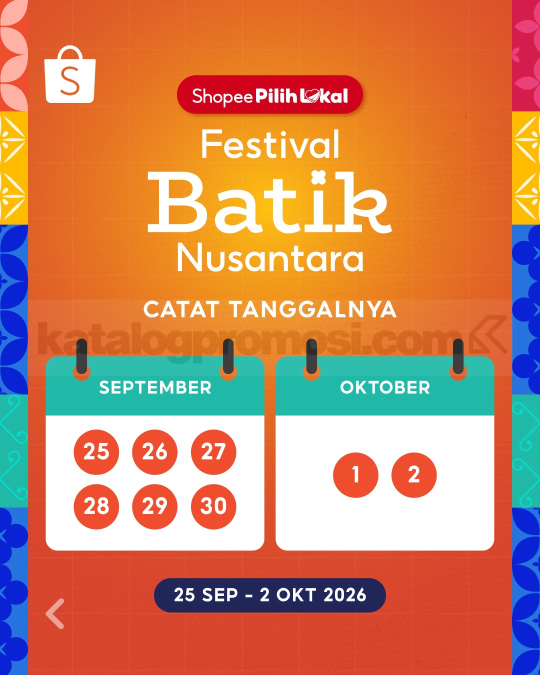 Promo Shopee Festival Batik Nusantara mulai Rp50 ribu Promo Shopee Festival Batik Nusantara mulai Rp50 ribu 4