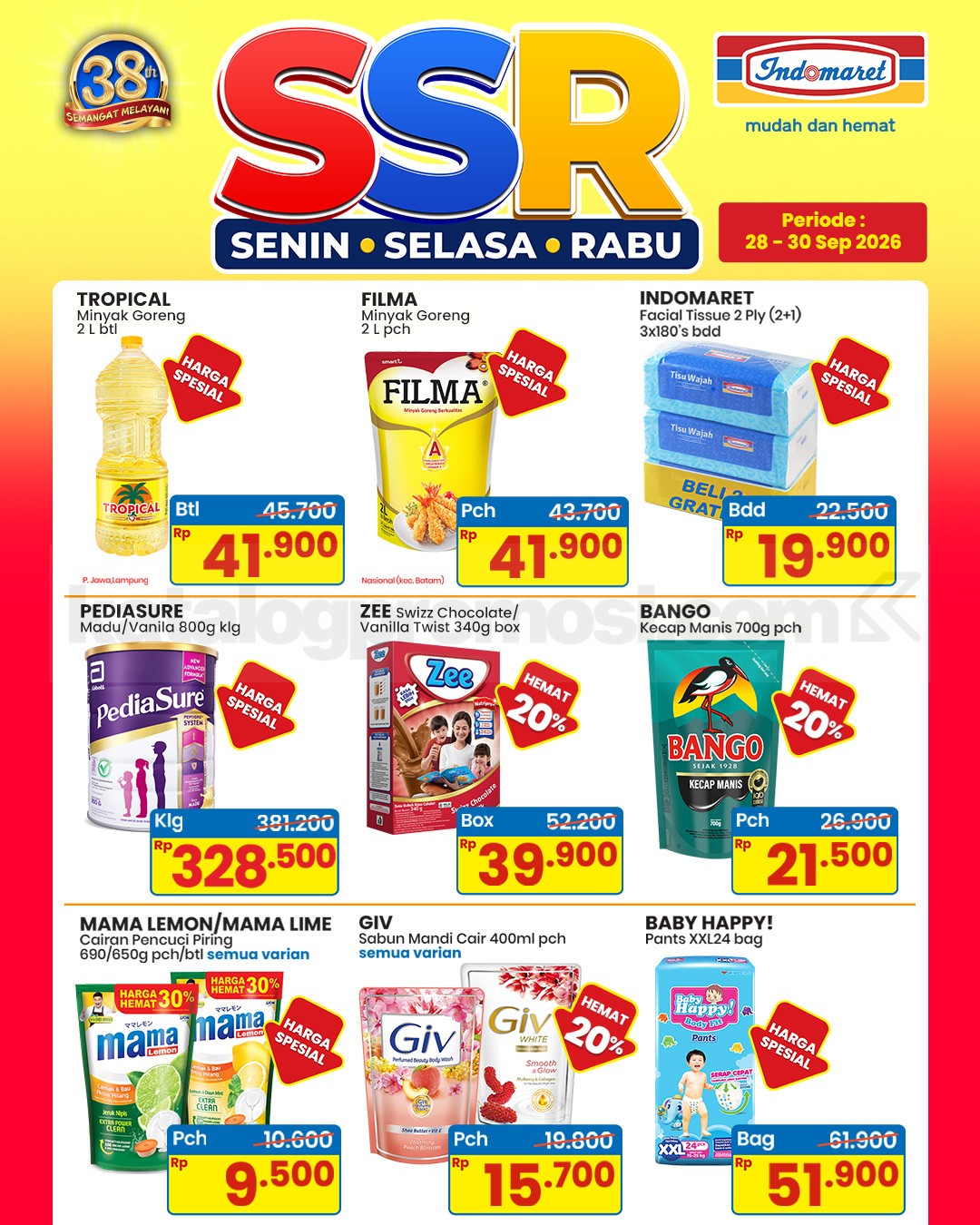 Promo SSR Indomaret Senin Selasa Rabu 28-30 September 2026 Promo SSR Indomaret Senin Selasa Rabu 28-30 September 2026