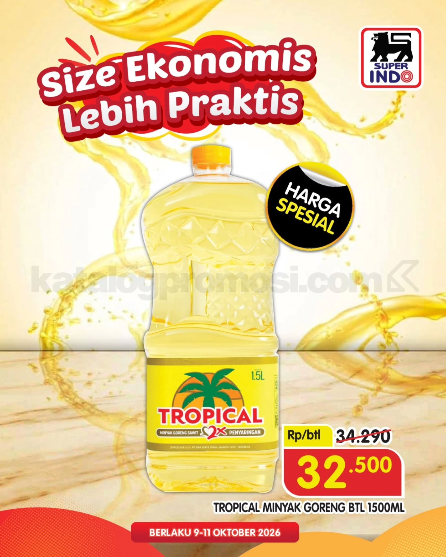 Promo Super Indo Minyak Goreng Paling Murah 09-11 Oktober 2026