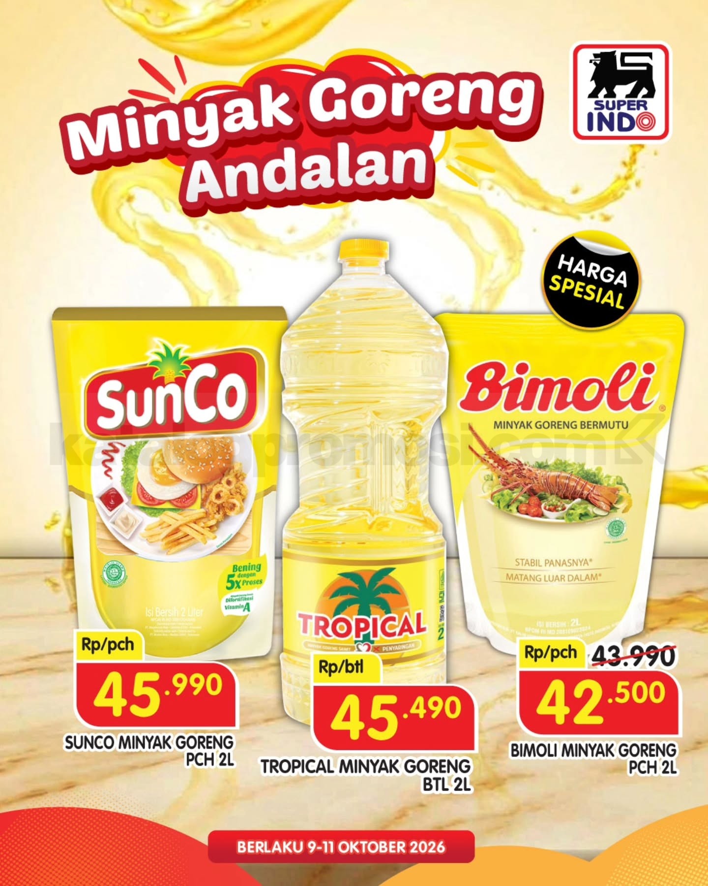 Promo Super Indo Minyak Goreng Paling Murah 09-11 Oktober 2026