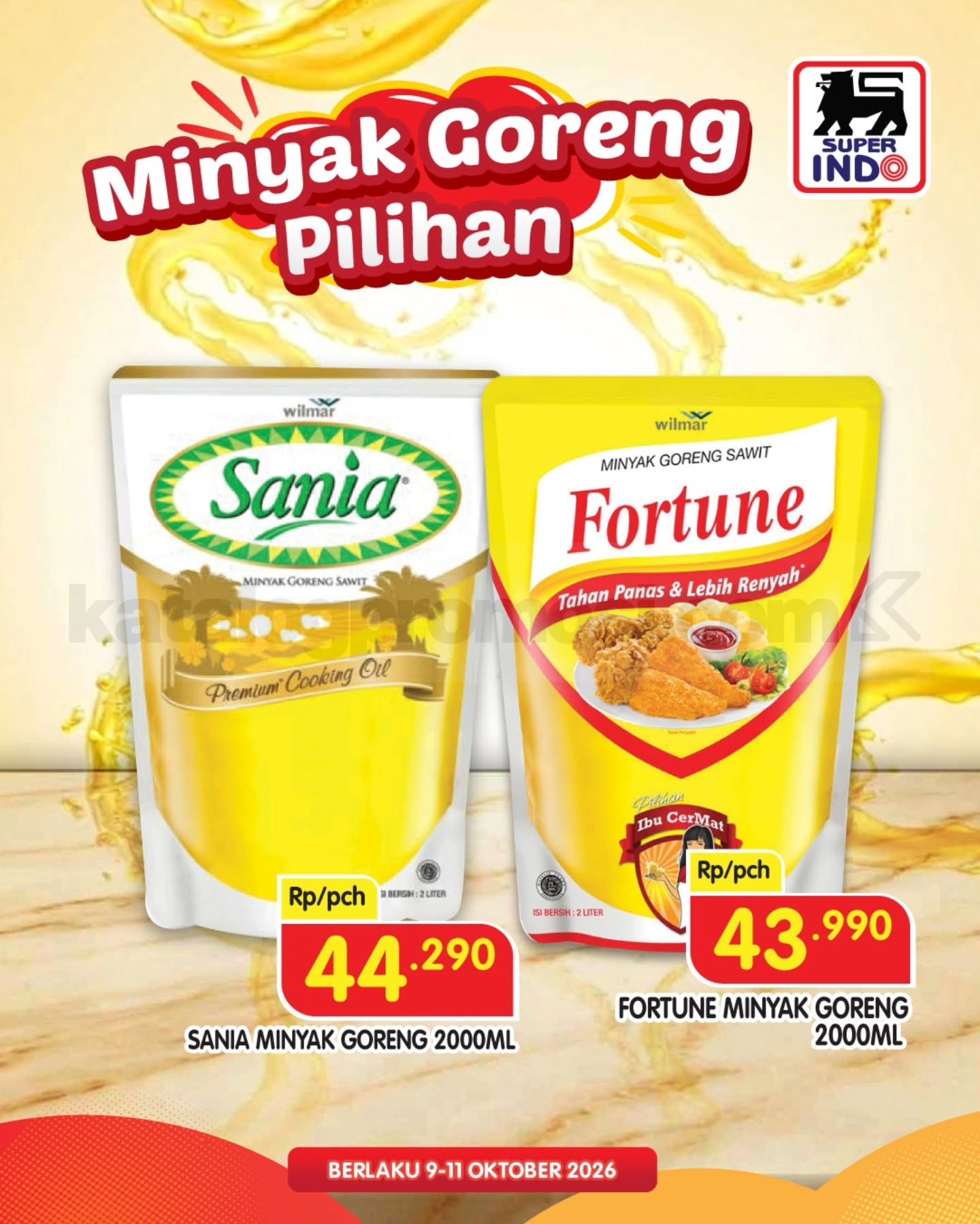 Promo Super Indo Minyak Goreng Paling Murah 09-11 Oktober 2026