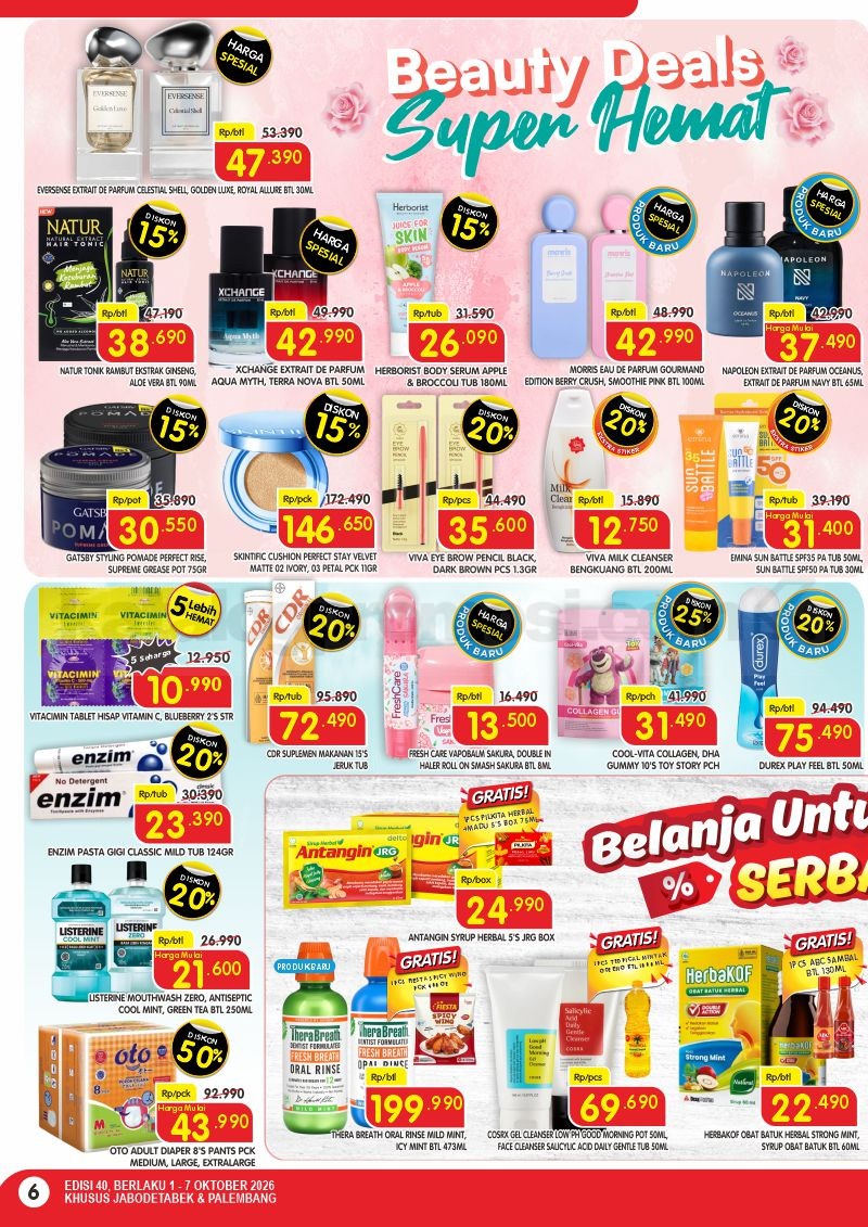 Promo Superindo Katalog 01-07 Oktober 2026