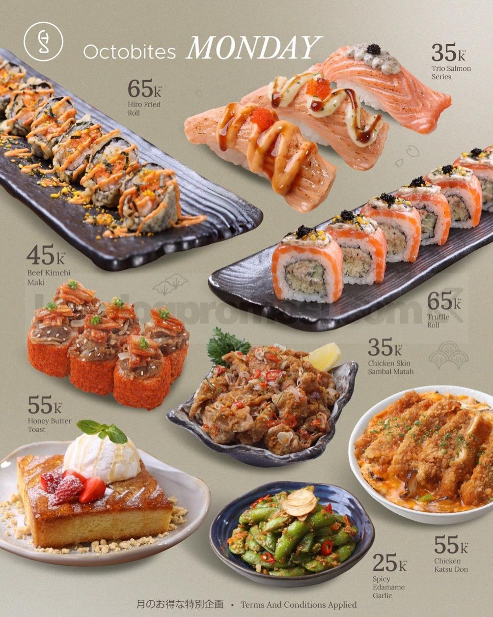 Promo Sushi Hiro OCTOBITES Menu Mulai Rp 25ribu Promo Sushi Hiro OCTOBITES! Nikmati menu pilihan mulai Rp25.000 setiap Senin–Rabu selama Oktober 2026, khusus HIRO CLUB Members di seluruh outlet.