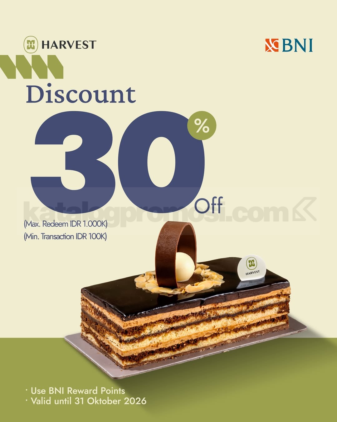 Promo The Harvest Diskon Hingga 50% dengan Bank Partner Promo The Harvest Diskon Hingga 50% dengan Bank Partner 1