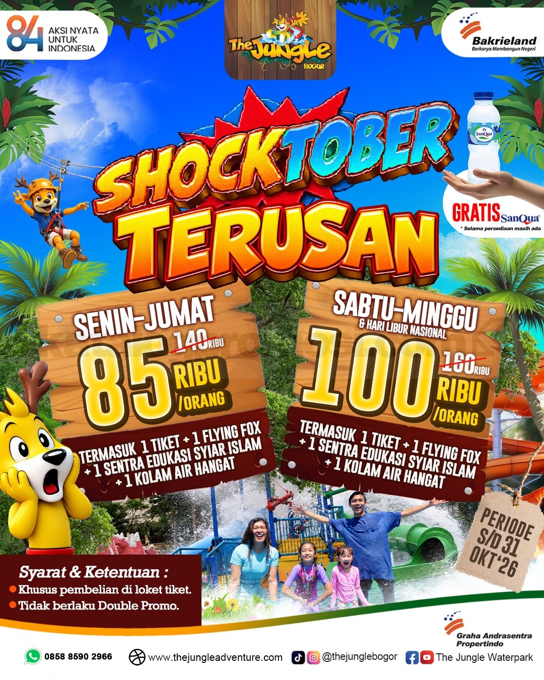 Promo The Jungle KTP Jabodetabek Tiket Mulai Rp65.000 Promo The Jungle KTP Jabodetabek Tiket Mulai Rp65.000 1