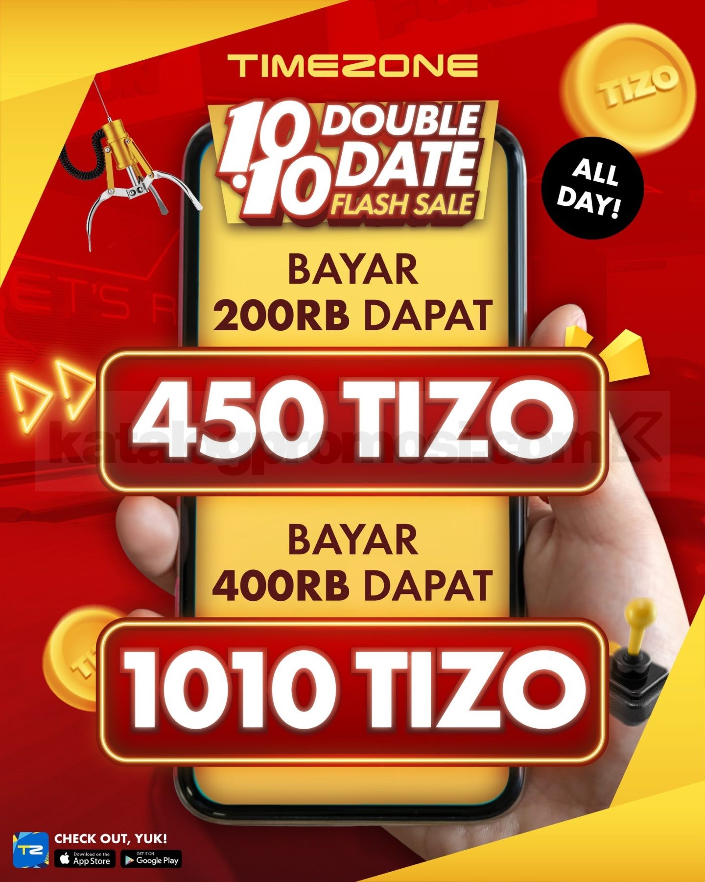Promo Timezone 10.10 Flash Sale Bonus Tizo hingga 175% Promo Timezone 10.10 Flash Sale Bonus Tizo hingga 175% 1