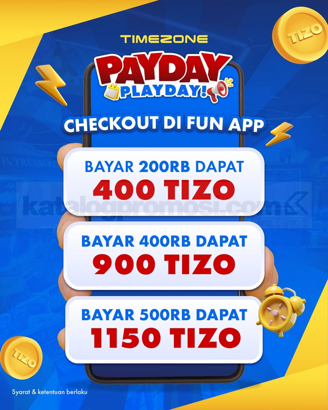 Promo Timezone Payday Playday Bonus Tizo hingga 130% Promo Timezone Payday Playday Bonus Tizo hingga 130% 1