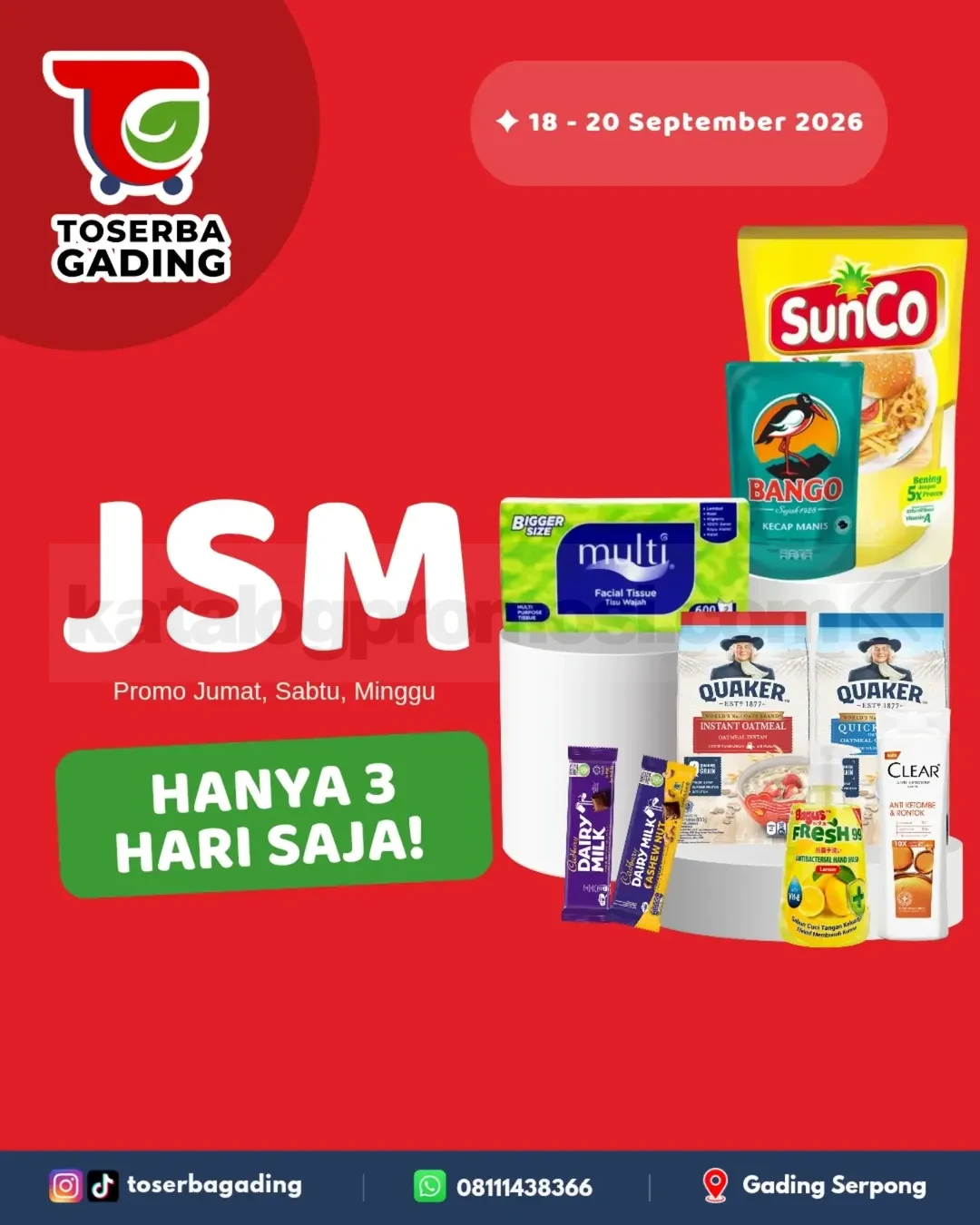 Promo Toserba Gading Weekend Hemat 18-20 September 2026 Promo Toserba Gading Weekend Hemat 18-20 September 2026