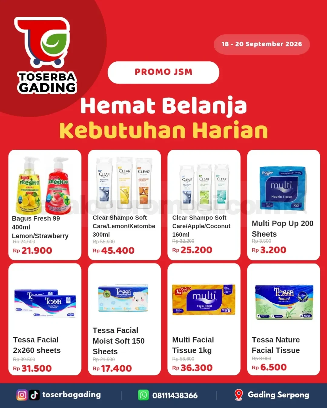 Promo Toserba Gading Weekend Hemat 18-20 September 2026 Promo Toserba Gading Weekend Hemat 18-20 September 2026 1