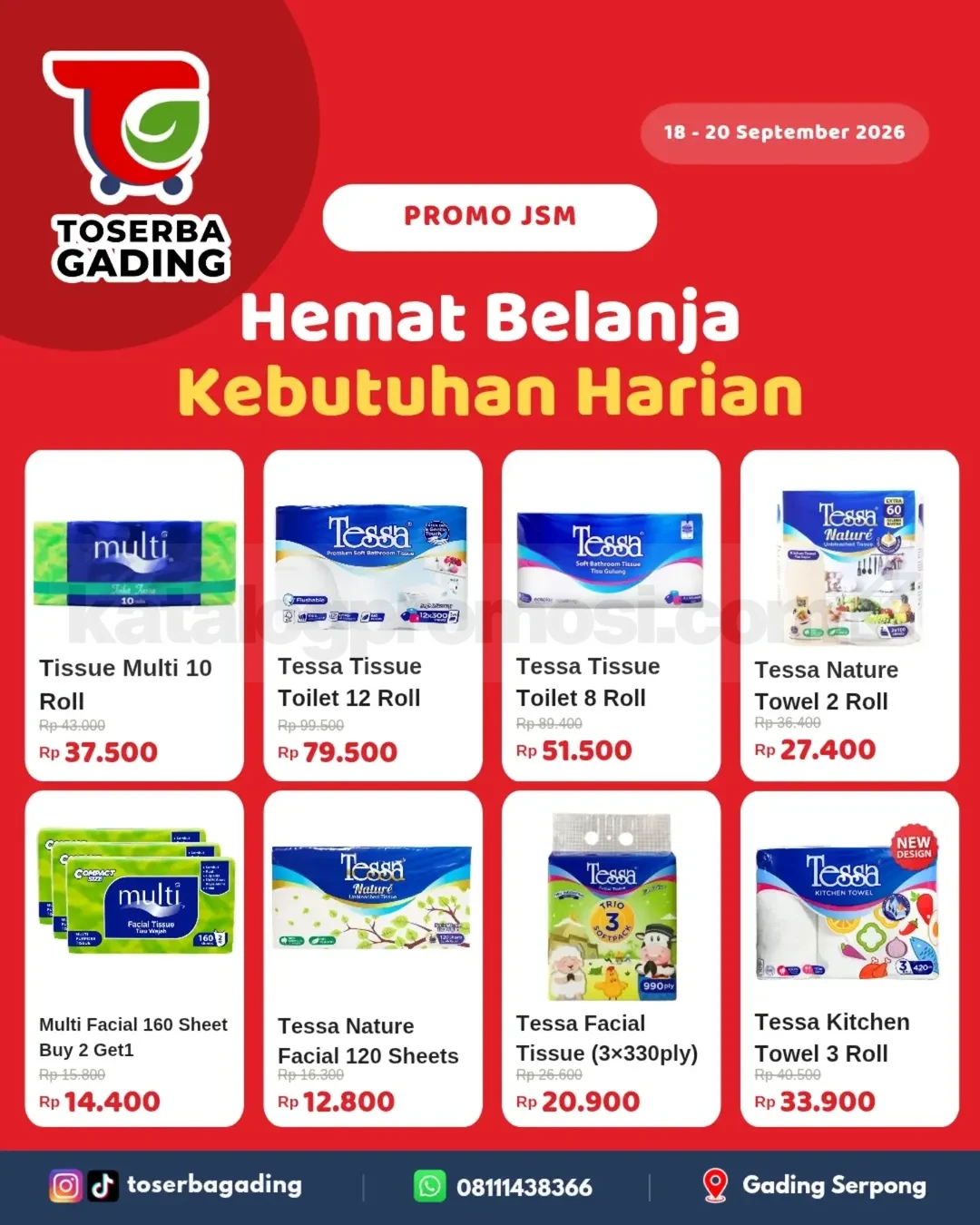 Promo Toserba Gading Weekend Hemat 18-20 September 2026 Promo Toserba Gading Weekend Hemat 18-20 September 2026 2