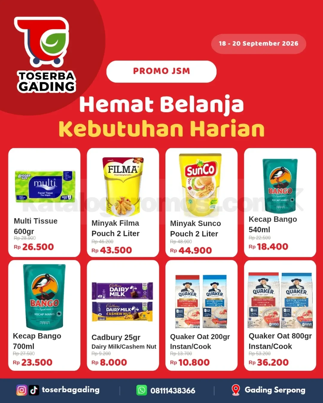 Promo Toserba Gading Weekend Hemat 18-20 September 2026 Promo Toserba Gading Weekend Hemat 18-20 September 2026 3