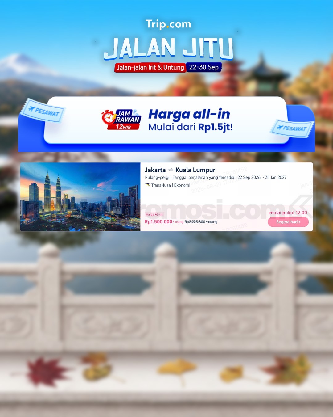Promo Trip.com Jalan Jitu Diskon hingga Rp1 Juta Promo Trip.com Jalan Jitu Diskon hingga Rp1 Juta 4