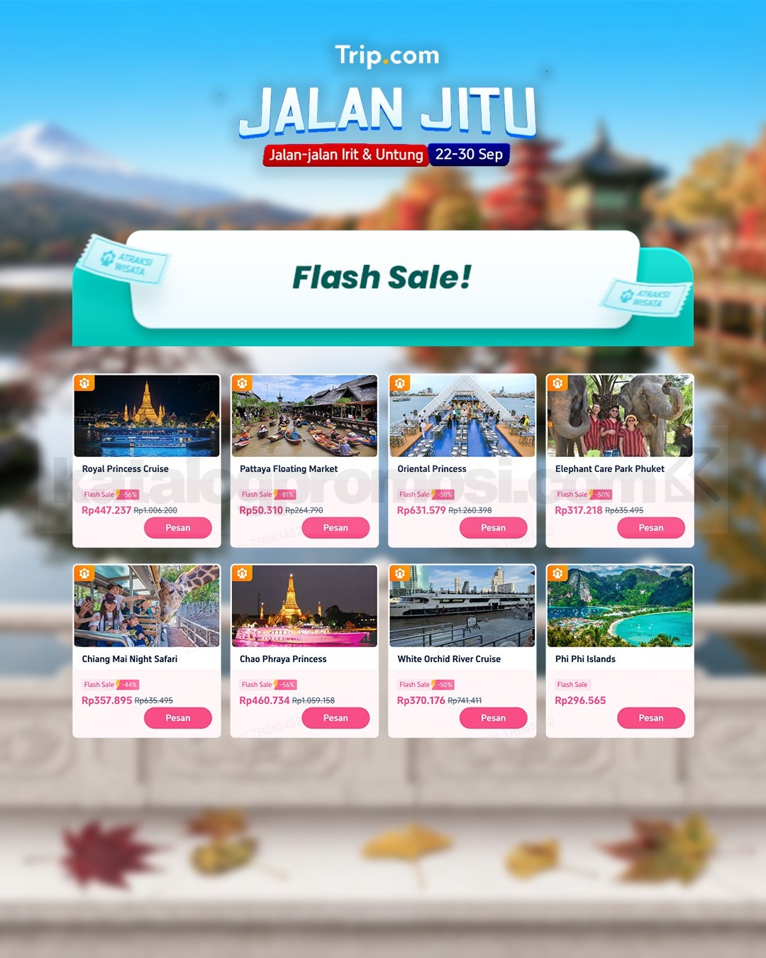 Promo Trip.com Jalan Jitu Diskon hingga Rp1 Juta Promo Trip.com Jalan Jitu Diskon hingga Rp1 Juta 6