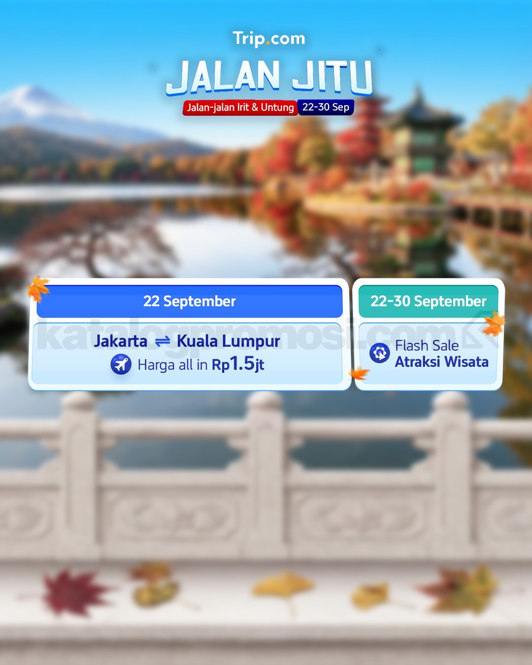 Promo Trip.com Jalan Jitu Diskon hingga Rp1 Juta Promo Trip.com Jalan Jitu Diskon hingga Rp1 Juta 1