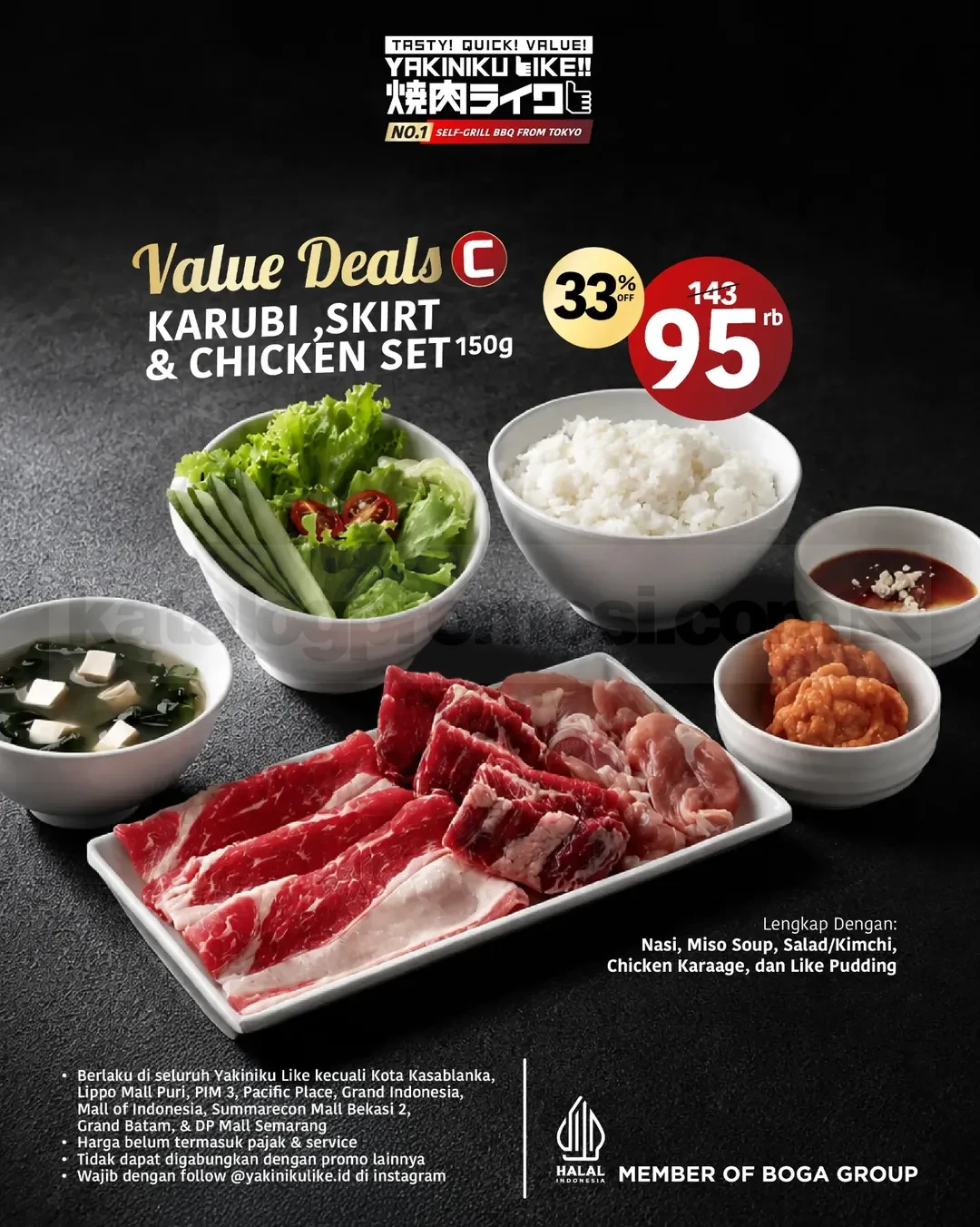 Promo Yakiniku Like Value Deals Mulai Rp75.000 Promo Yakiniku Like Value Deals Mulai Rp75.000 1