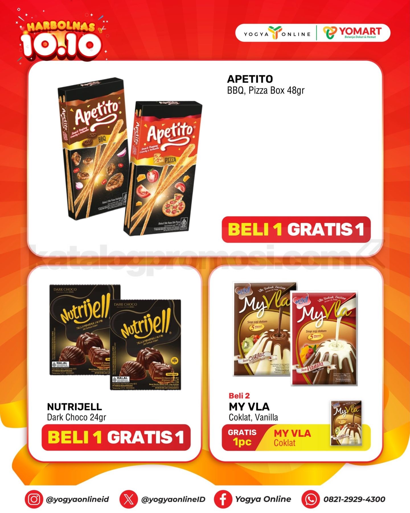 Promo Yomart Harbolnas 10.10 Beli 1 Gratis 1 Promo Yomart Harbolnas 10.10 Beli 1 Gratis 1 2
