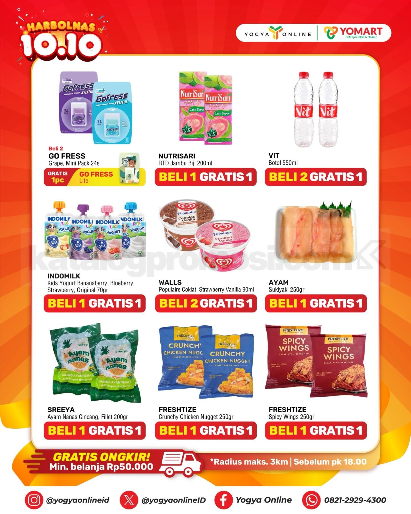 Promo Yomart Harbolnas 10.10 Beli 1 Gratis 1 Promo Yomart Harbolnas 10.10 Beli 1 Gratis 1 4
