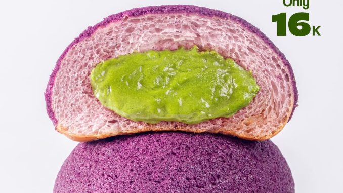 Promo Tarobun New Menu Matcha Lovers Only Rp 16.000 dengan taro bun dan creamy matcha