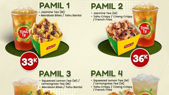Promo Tong Tji Point Paket Ngemil mulai Rp33.000 dengan pilihan PAMIL 1 hingga PAMIL 4