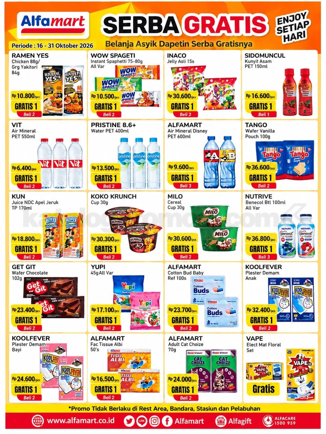 Promo JSM Alfamart 23-25 Oktober 2026 untuk Minggu ini