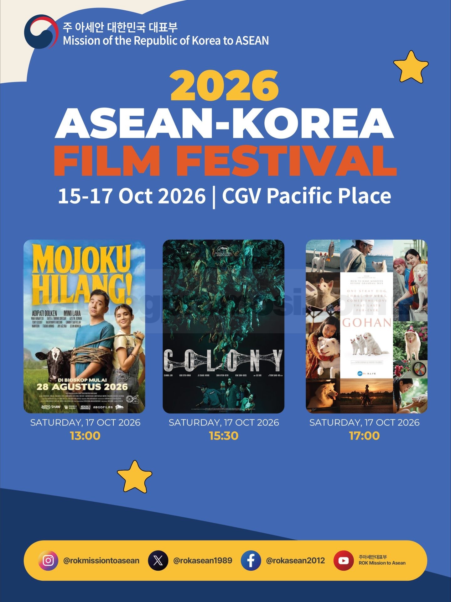 ASEAN Korea Film Festival 2026 di CGV Pacific Place Jakarta ASEAN Korea Film Festival 2026 di CGV Pacific Place Jakarta 2