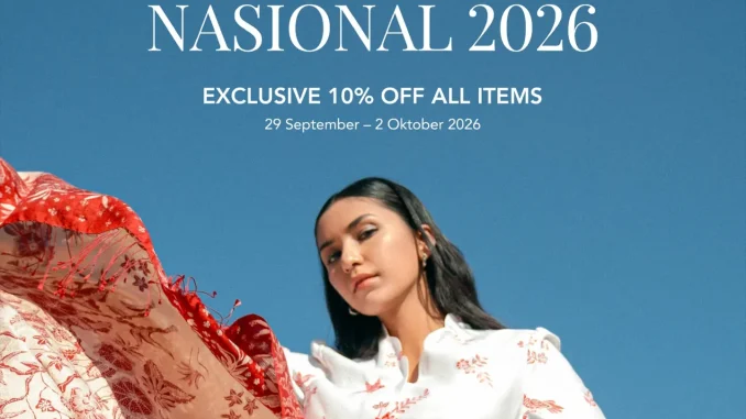 Promo Batik Keris Hari Batik Nasional Diskon 10% semua item