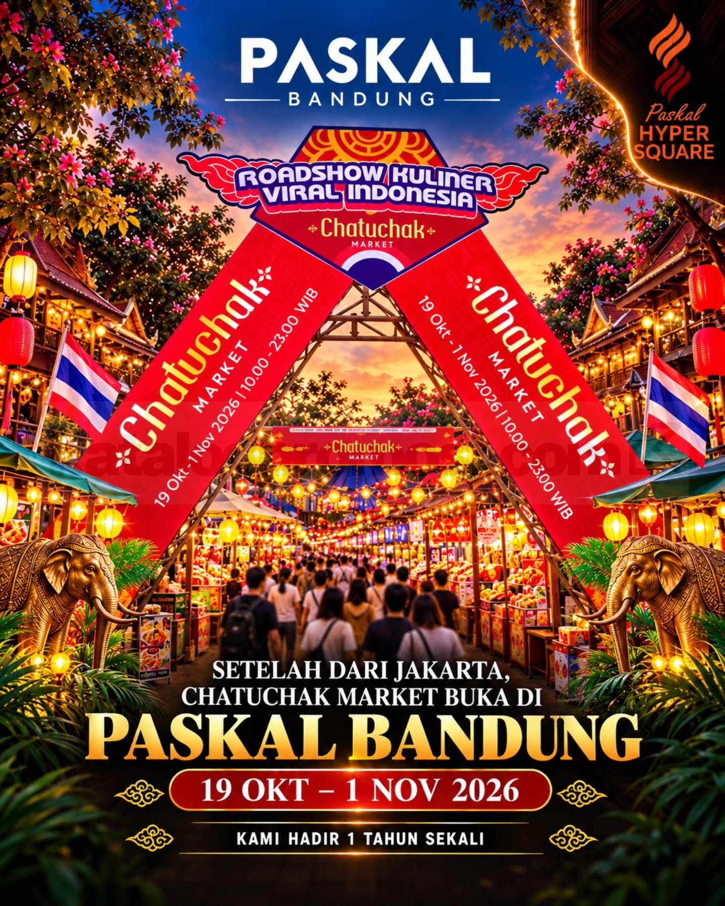 Chatuchak Market Bandung Hadir di Paskal Hyper Square