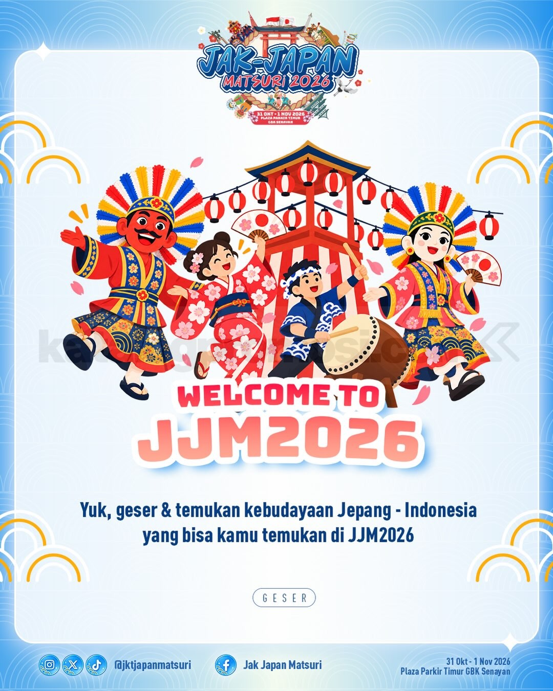 Jak Japan Matsuri 2026 di GBK Senayan, Tiket Mulai Rp. 50.000