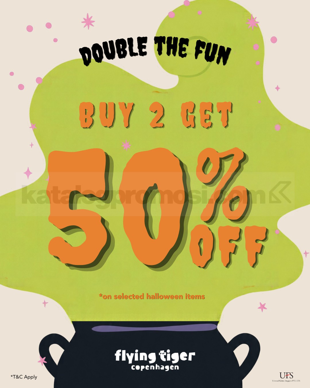 Promo Flying Tiger Copenhagen Halloween Diskon 50% Beli 2 Item