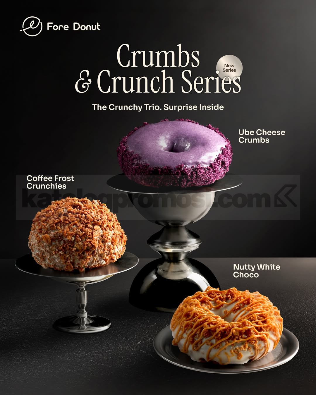 Fore Donut Crumbs & Crunch Series Hadir dengan 3 Varian Baru