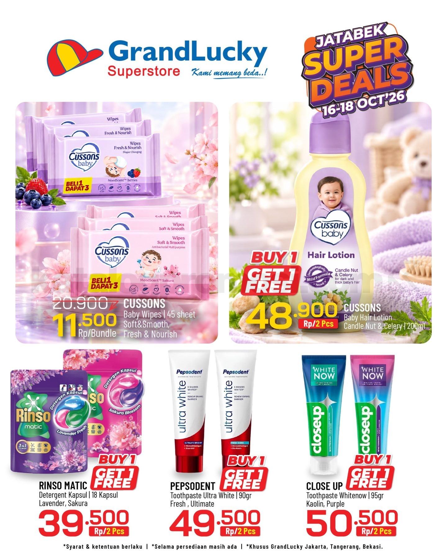 Promo GRAND LUCKY JSM 16-18 Oktober 2026